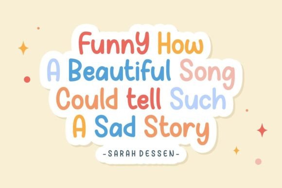 Cute Party Font - Preview 1
