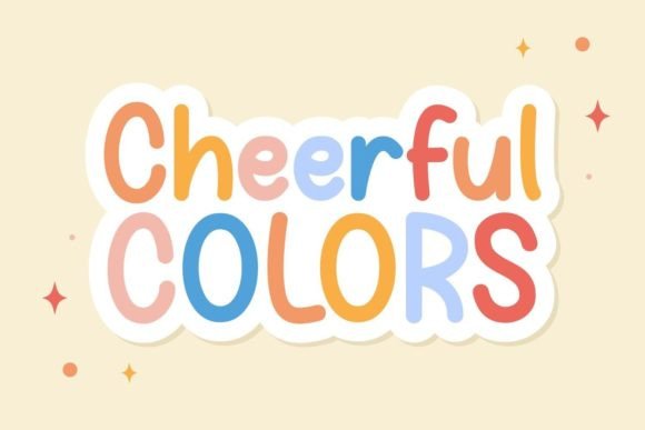 Cute Party Font - Preview 2