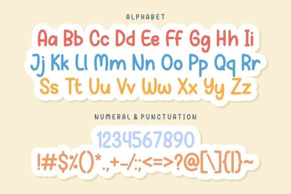 Cute Party Font - Preview 3