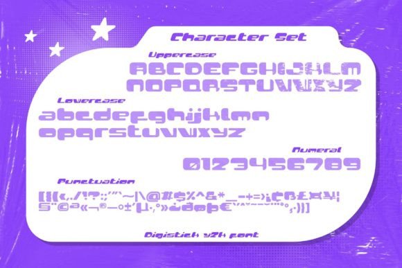 Digistick Font - Preview 1