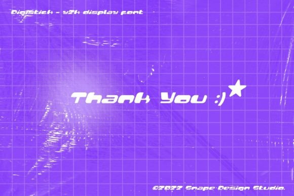 Digistick Font - Preview 4