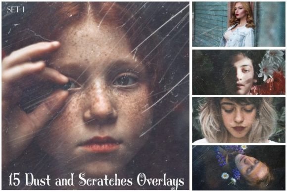 Dust and Scratches Overlays, Textures