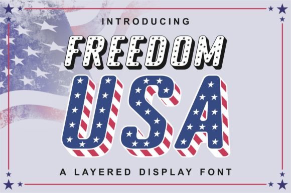 Freedom Usa Font - Preview 2