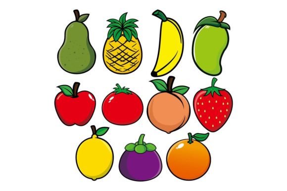 Fruits&nbsp; Graphic Illustrations By rachmat280814