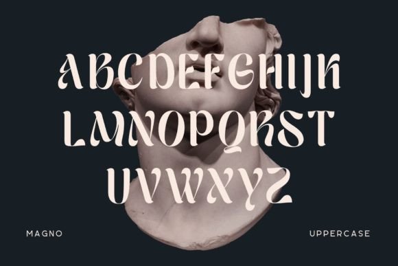 Magno Font PNG with transparent background - Preview 2