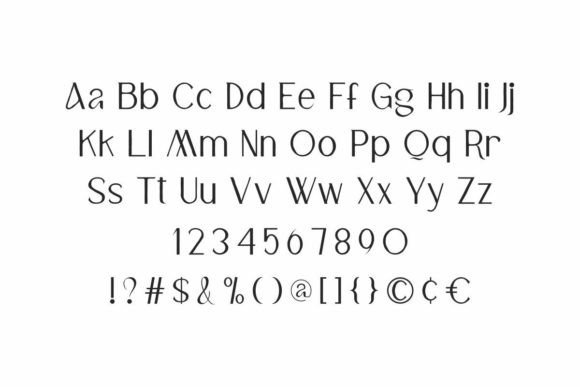 Margrave Font PNG with transparent background - Preview 3