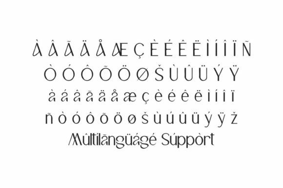 Margrave Font PNG with transparent background - Preview 5