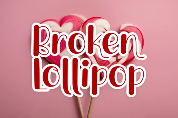 Melty Candy Font PNG with transparent background - Preview 3
