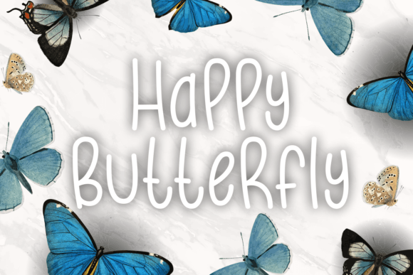 Mr Butterfly Font font preview - 1