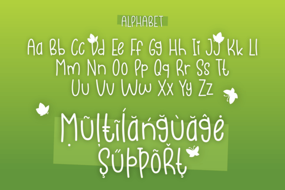 Mr Butterfly Font font preview - 6