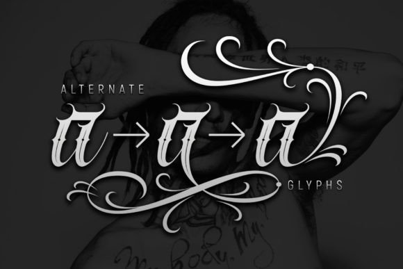 New Hawskin Font PNG with transparent background - Preview 2
