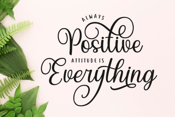 Randina Font PNG with transparent background - Preview 4