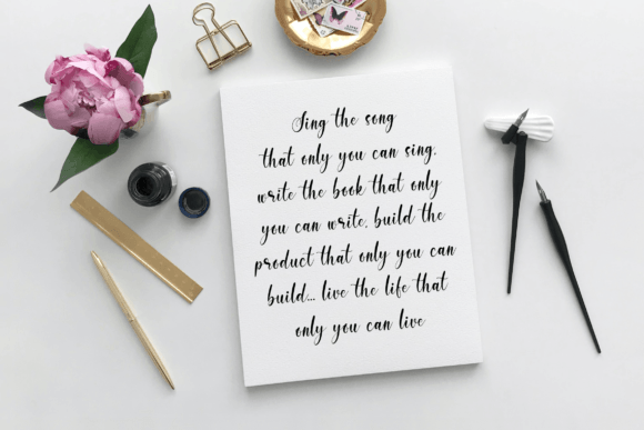 Silkyhearts Font PNG with transparent background - Preview 6