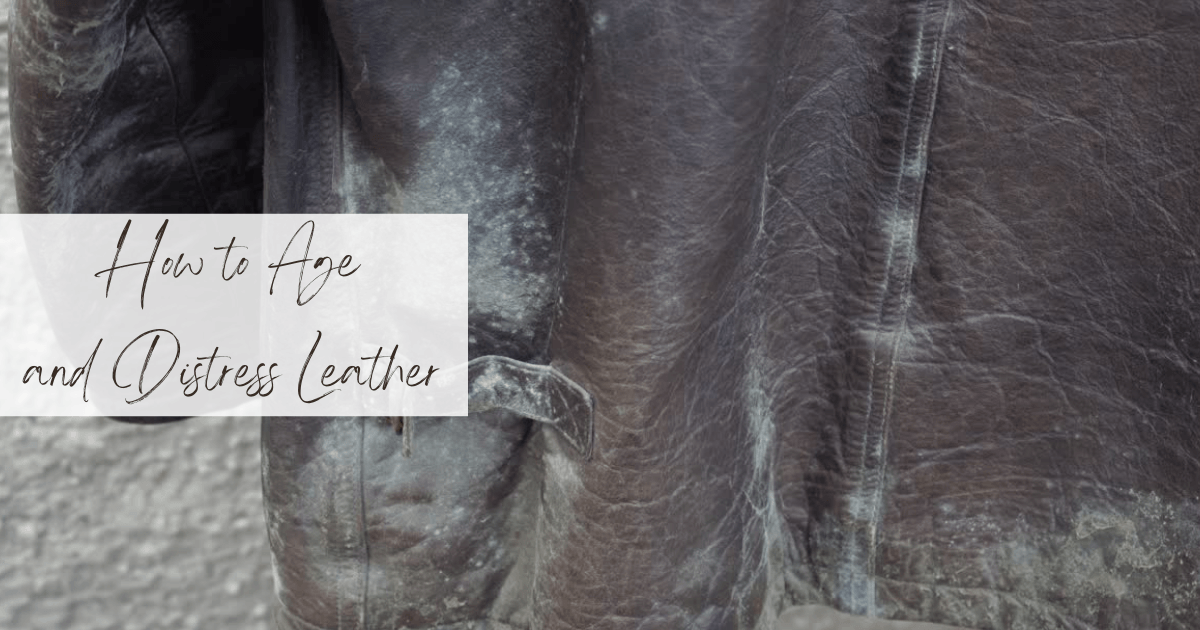 Real leather vit age distressed look How to Distress Leather at Home: Jackets, Bags & Boots  main image 4