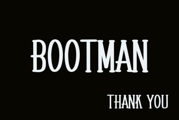 Bootman Font - Preview 5