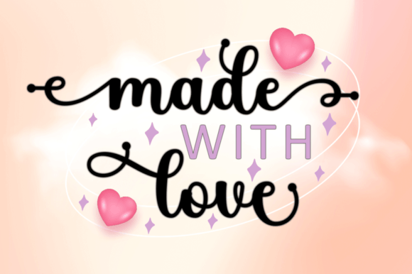 Girly Stylish Font PNG with transparent background - Preview 3