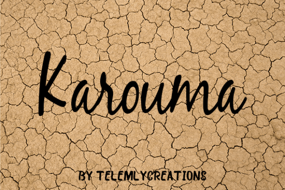 Karouma Font PNG with transparent background - Preview 1