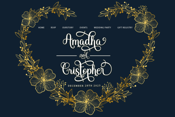 Ragtime Mossa Font PNG with transparent background - Preview 3