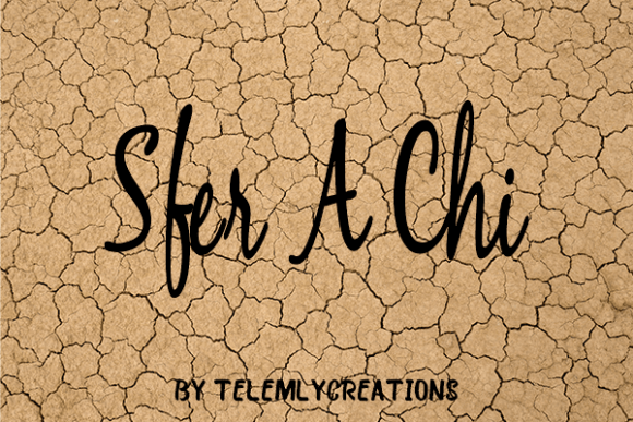 Sfer a Chi Font PNG with transparent background - Preview 1