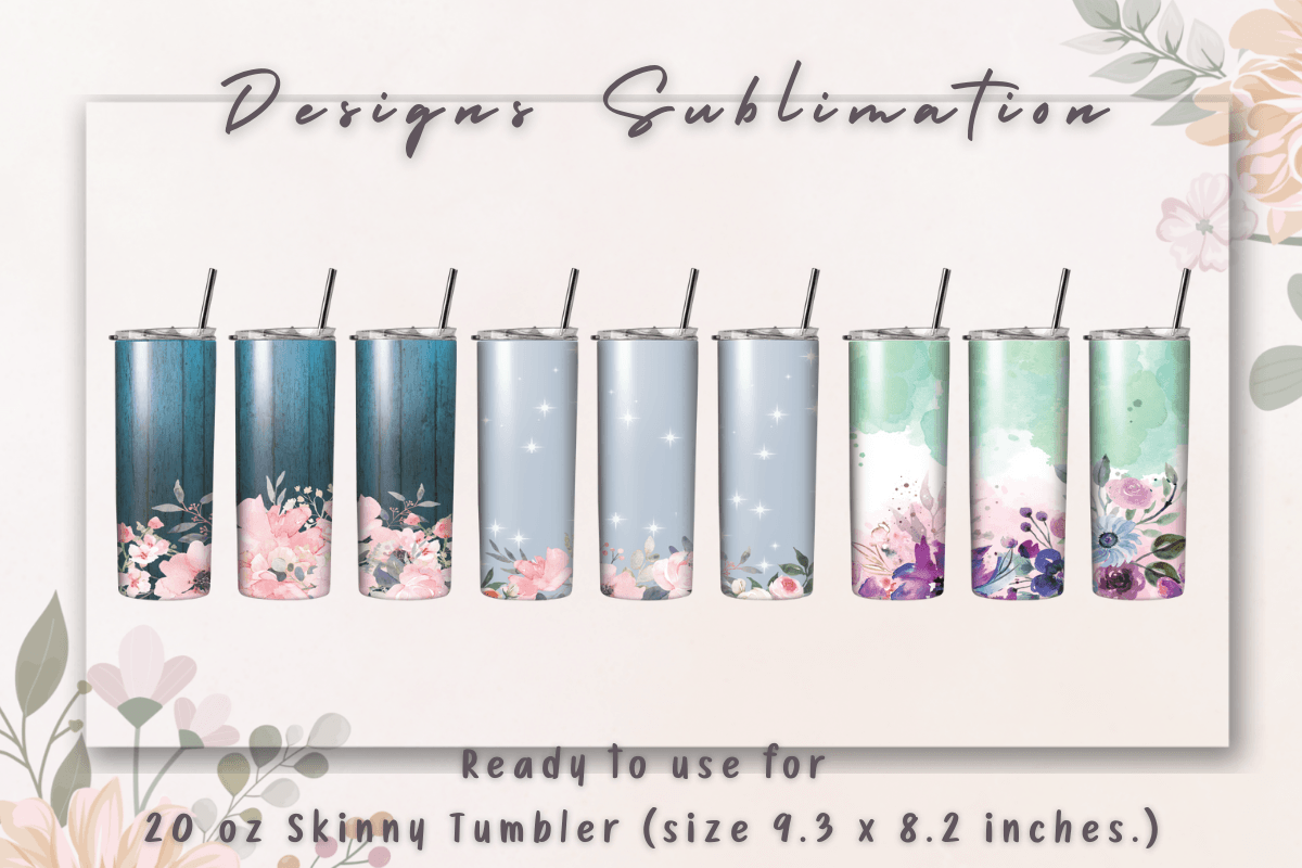 Watercolor Floral Sublimation Designs Graphic by sasikharn · Creative ...
