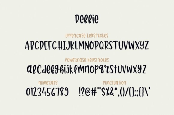 Debbie Font - Preview 5
