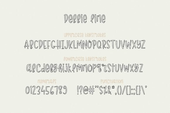 Debbie Font - Preview 6