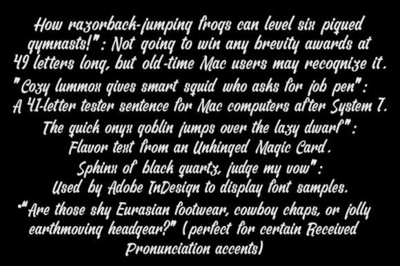 Pentagraph Font PNG with transparent background - Preview 3