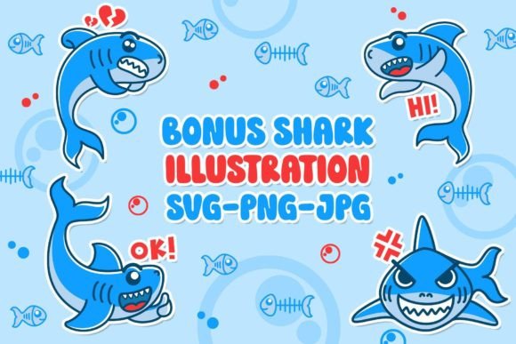 Cutie Sharky Font - Preview 5