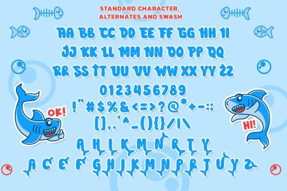 Cutie Sharky Font - Preview 6