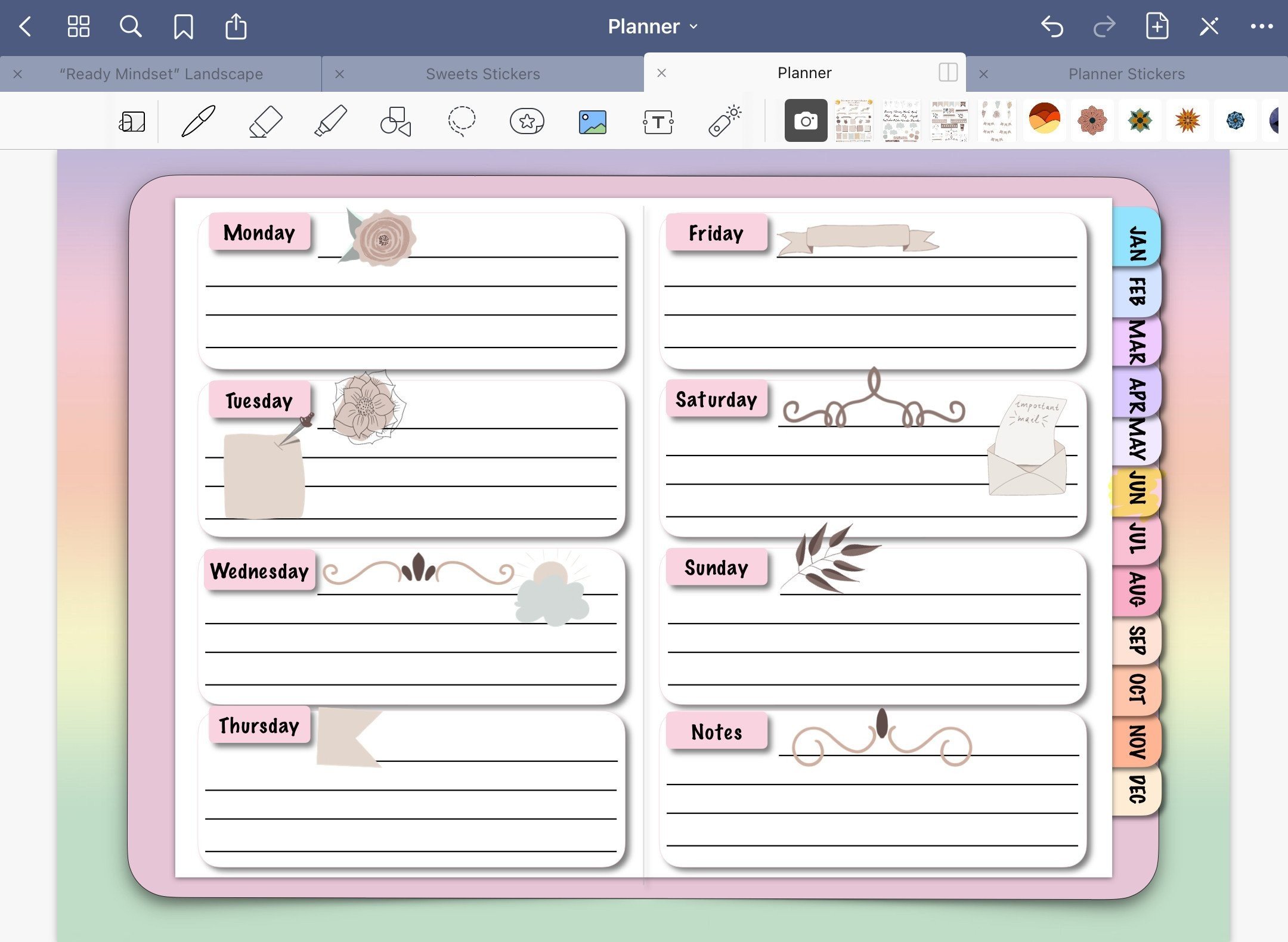100+ Digital Planner Stickers GoodNotes - photo 6