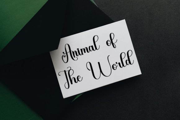 Animals Font - Preview 3