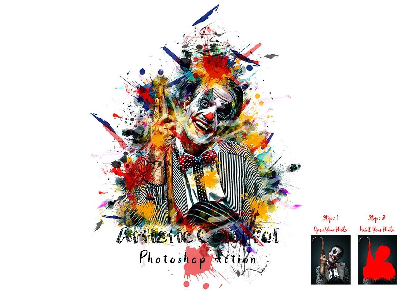 Artistic Colorful Photoshop Action Graphic by hmalamin8952 · Creative ...