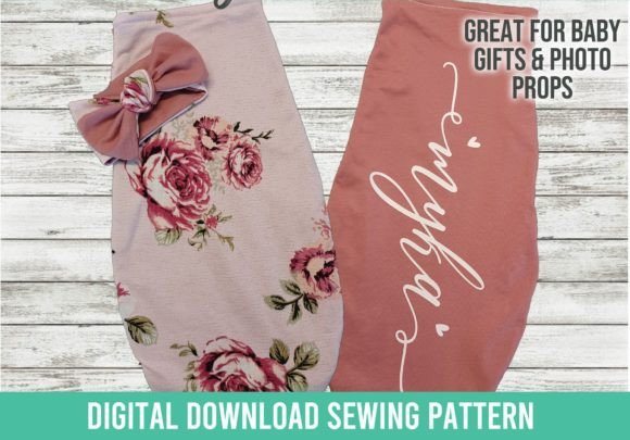Baby Cocoon Swaddle and Headband Sewing