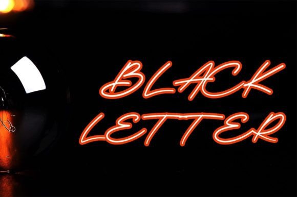 Black Sword Font - Preview 1