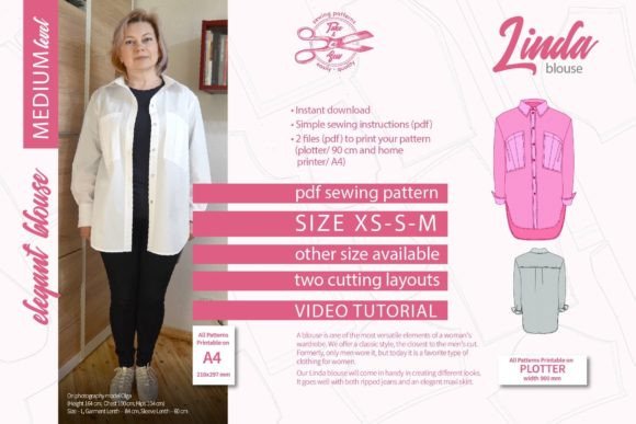 Blouse Shirt Linda