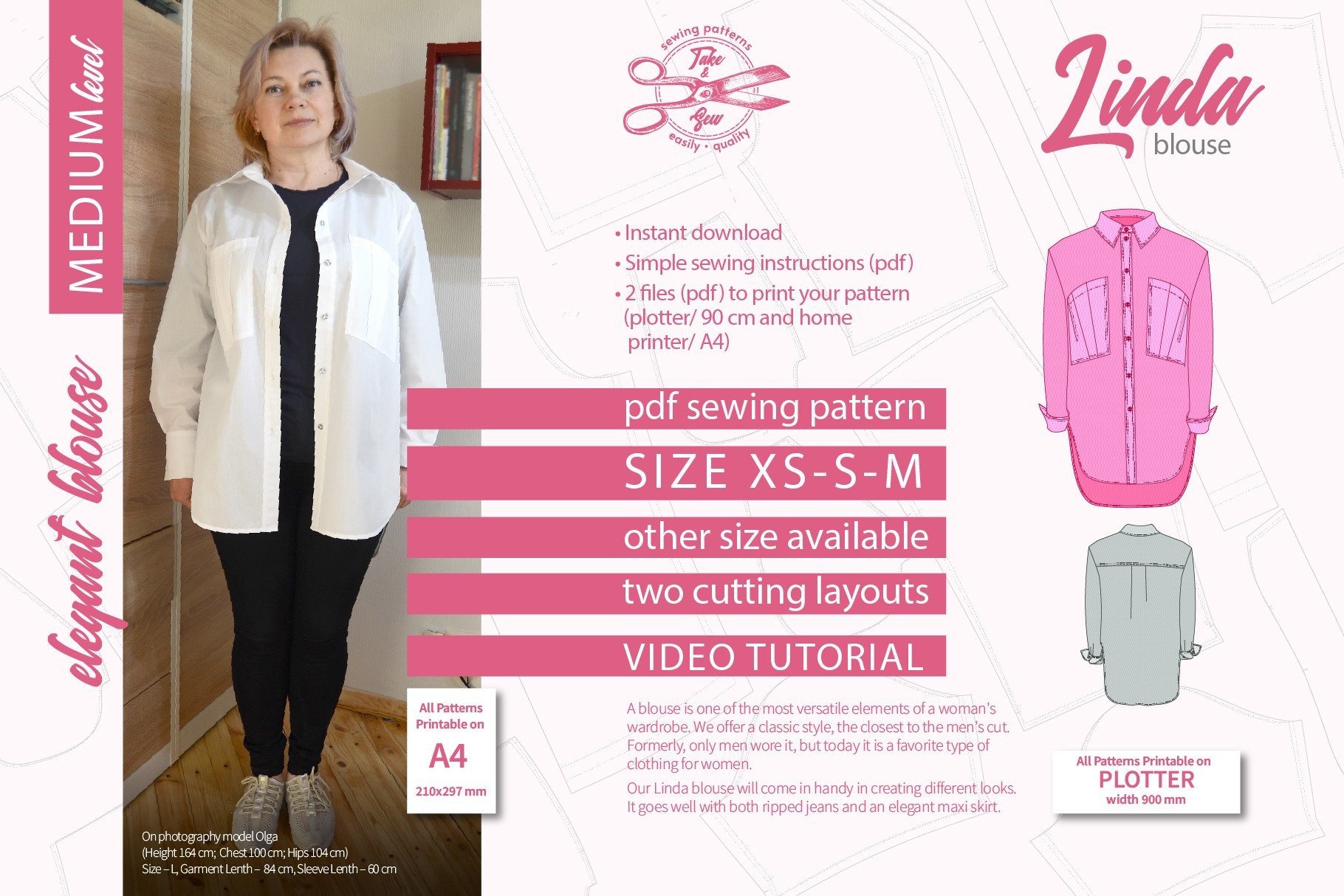 Blouse Shirt Linda