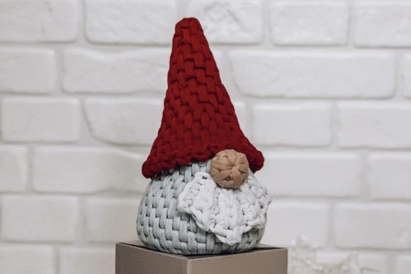 Crochet Patter Scandinavian Gnome Basket
