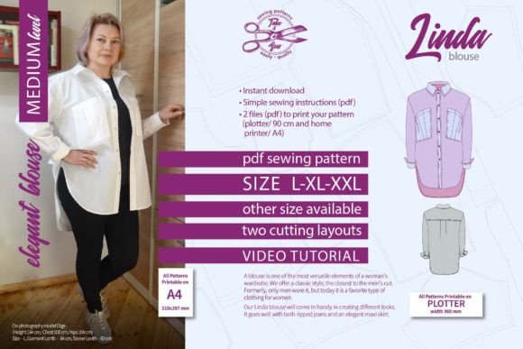 Elegant Blouse Linda