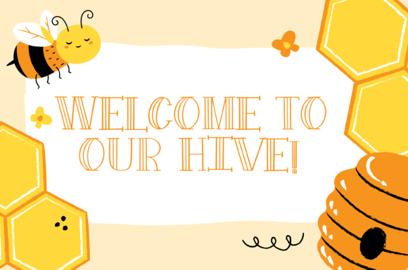 Jelly Honey Font PNG with transparent background - Preview 3