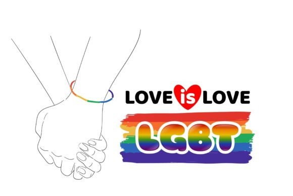 Lgbtq Rainbow Font PNG with transparent background - Preview 5