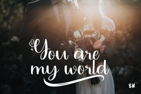Love Vale Font PNG with transparent background - Preview 2