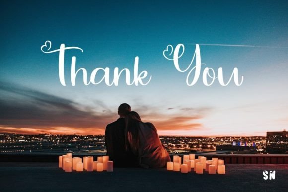 Love Vale Font PNG with transparent background - Preview 4