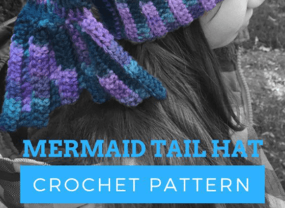 Mermaid Tail Crochet Hat Pattern