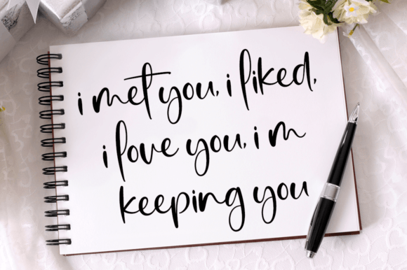 Play Date Font font preview - 3