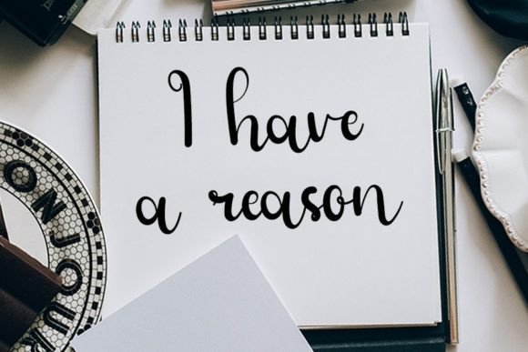 Quiet Font PNG with transparent background - Preview 3