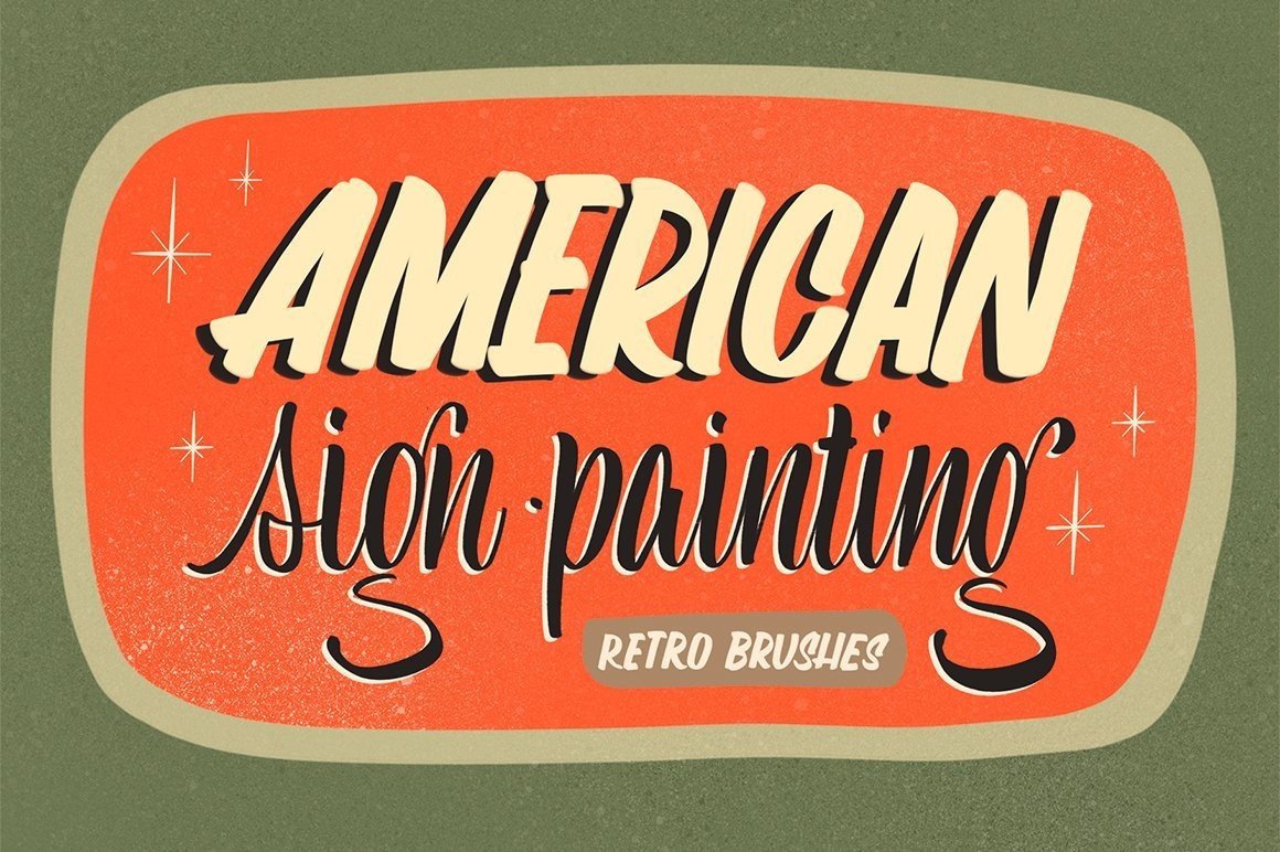 Sign Painting Brushes for Procreate - photo 1