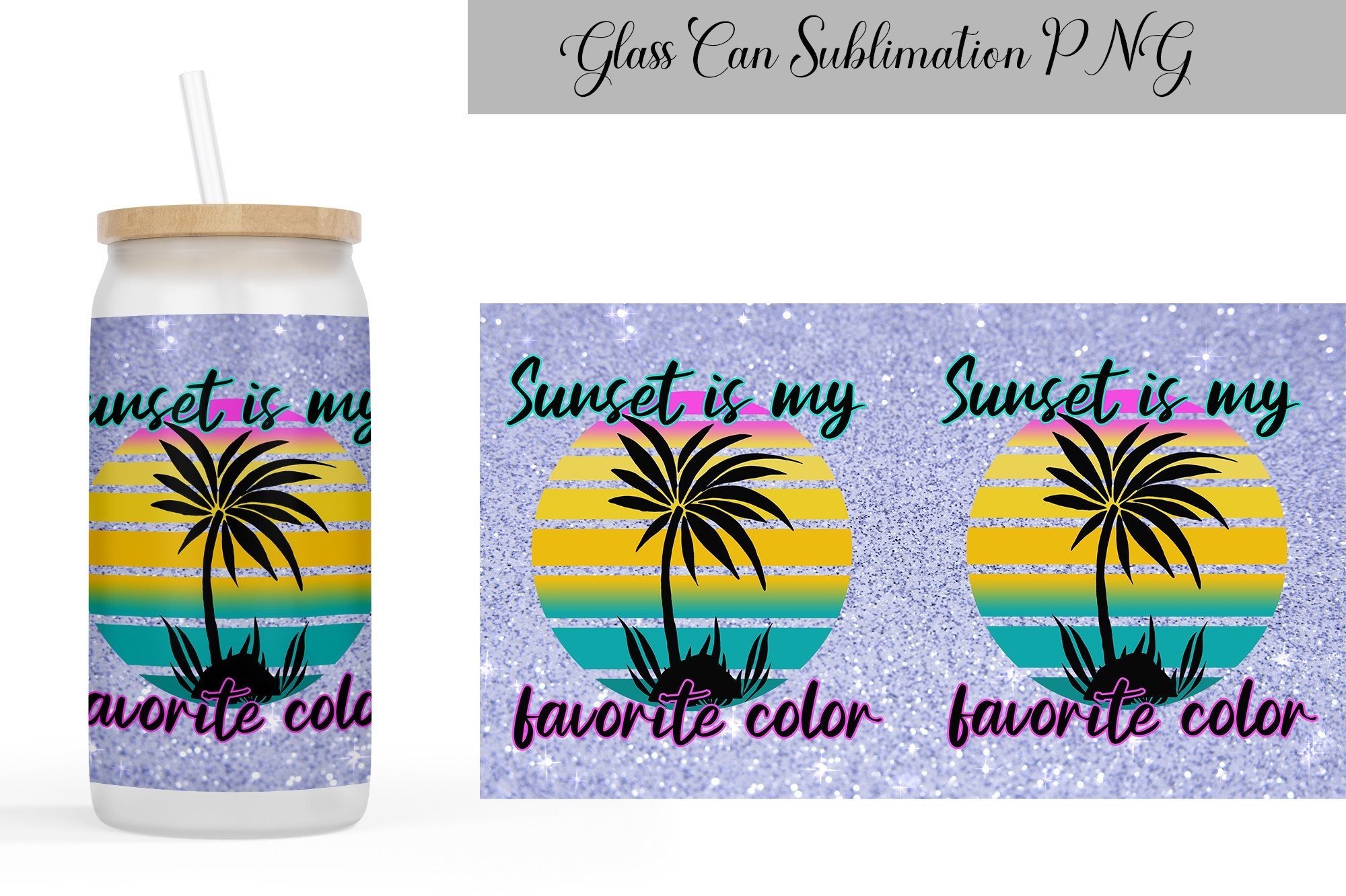 Sublimation Libbey Can Glass Summer Graphic by WatercolorColorDream ...