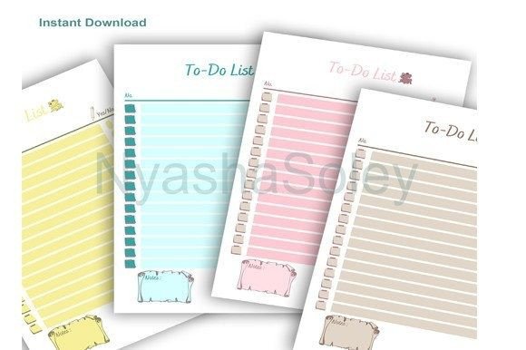 Printable to Do List, Classic to Do List Graphic by Dandelion Stu ...