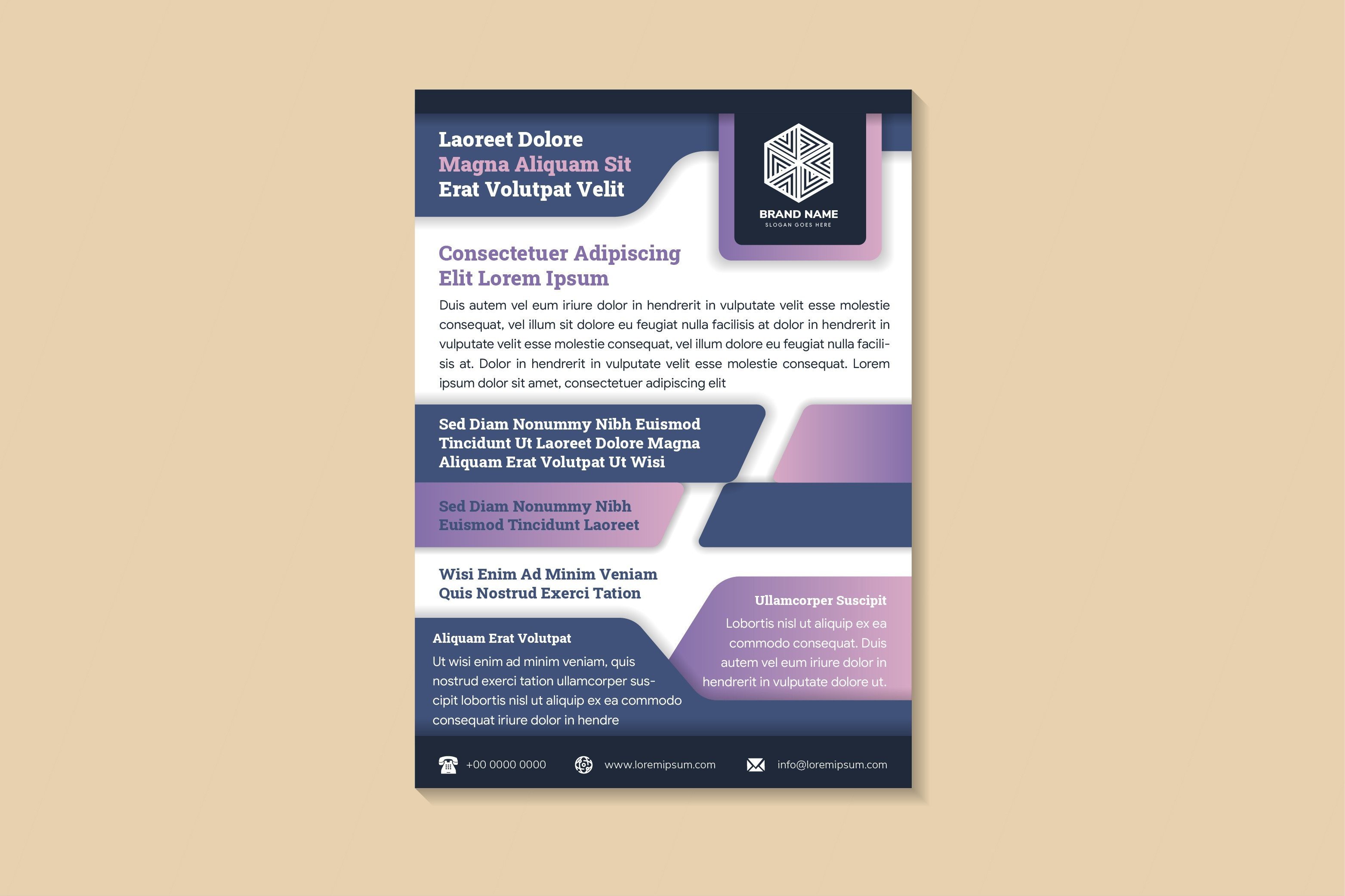 Purple Gradient Vertical Flyer Graphic by noory.shopper · Creative Fabrica
