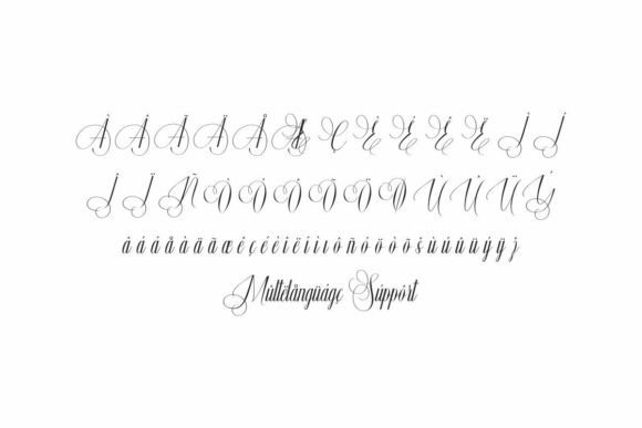 Ainsley Blossom Font PNG with transparent background - Preview 5